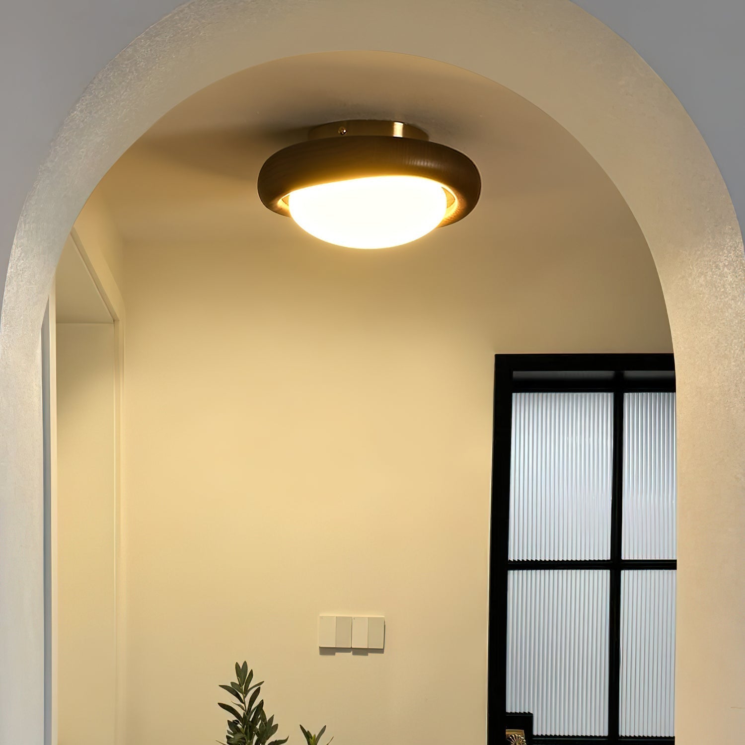 Mozofo Japandi Style Ceiling Light