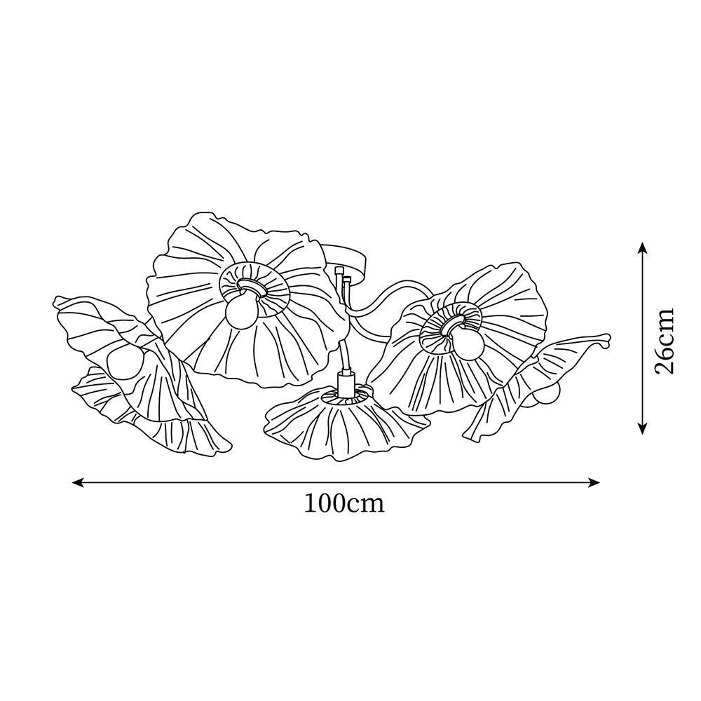 Ormenu Flower Ceiling Light