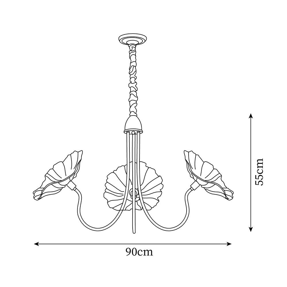 Greyen Floral Chandelier