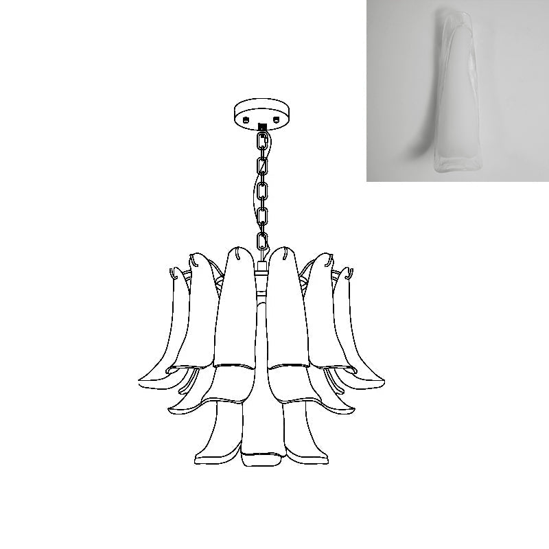 Hariro Petal Chandelier