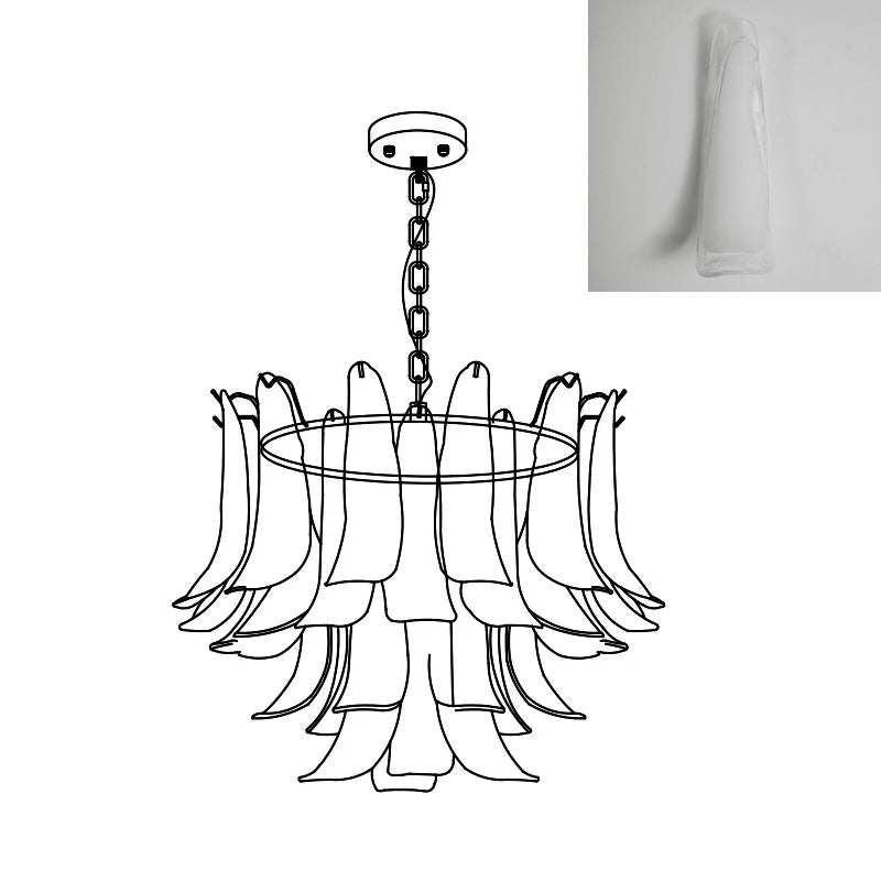 Hariro Petal Chandelier