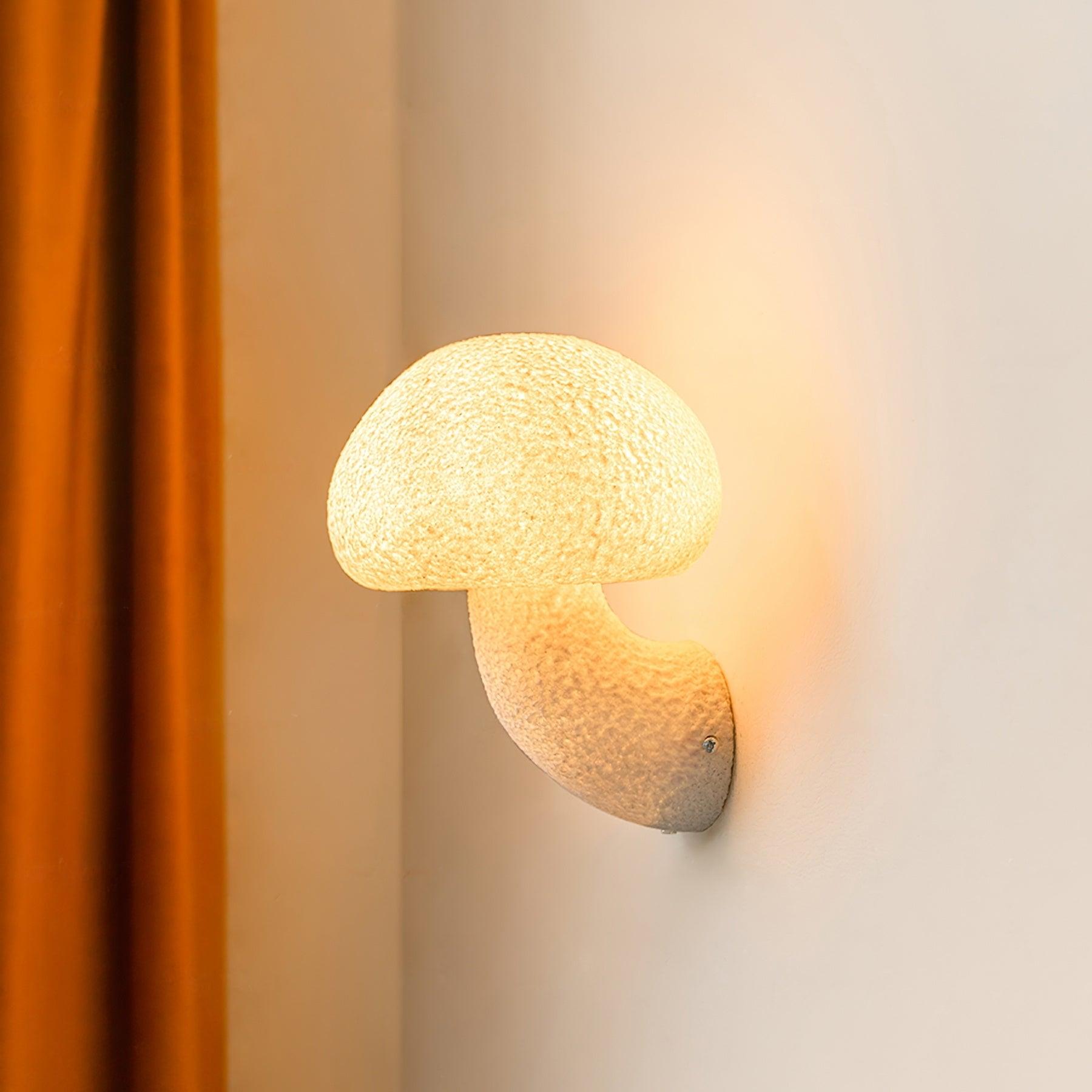 Mushroom Wall Light With Plug