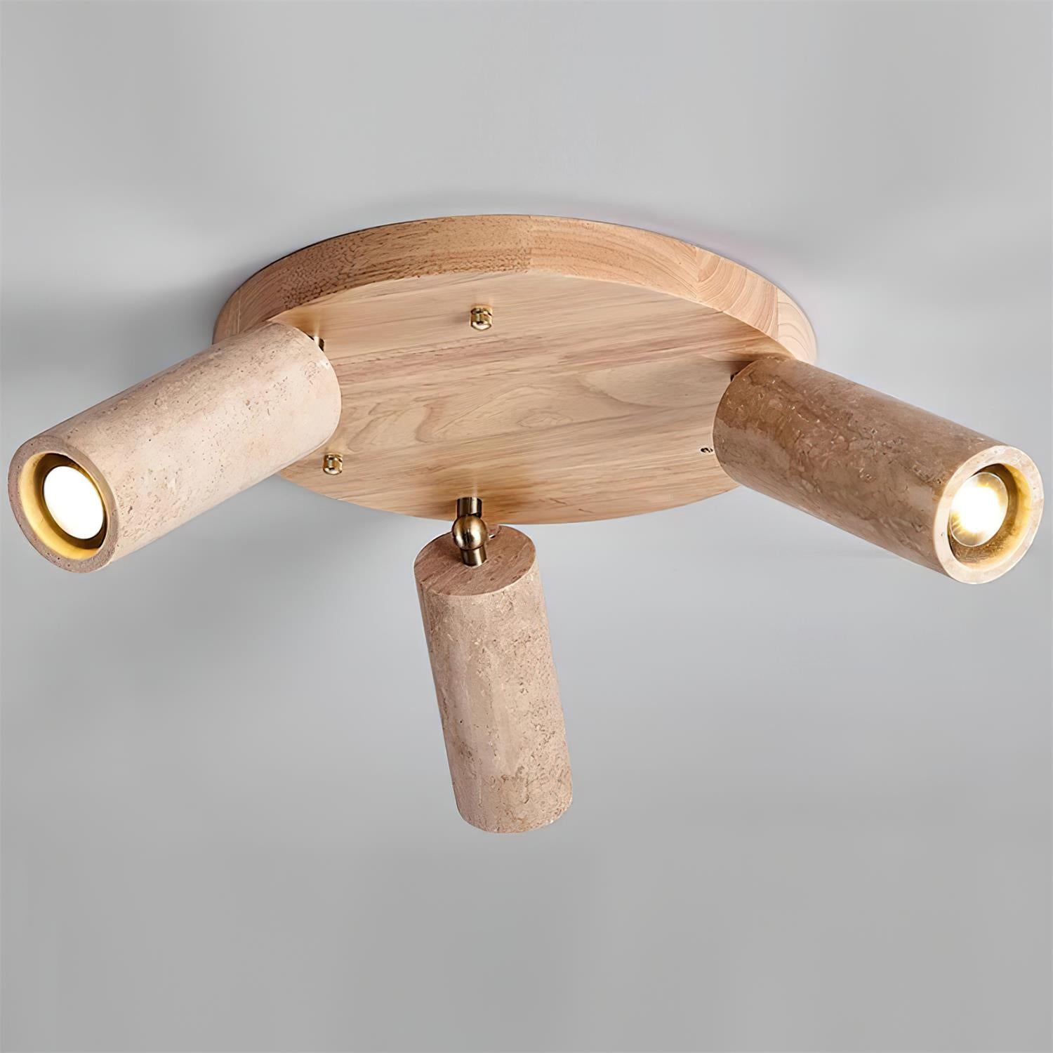 Zimmy Travertine Ceiling Light