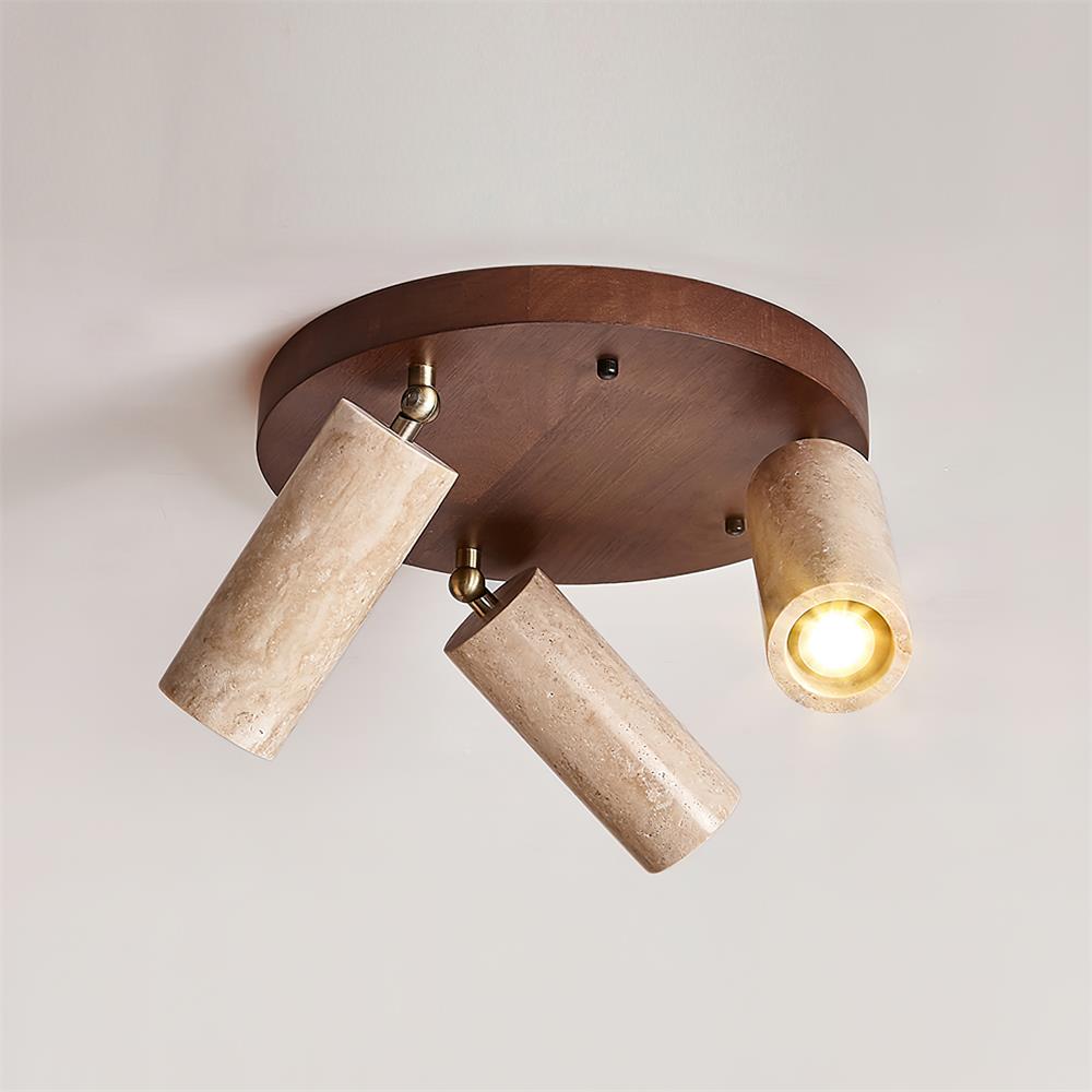 Zimmy Travertine Ceiling Light