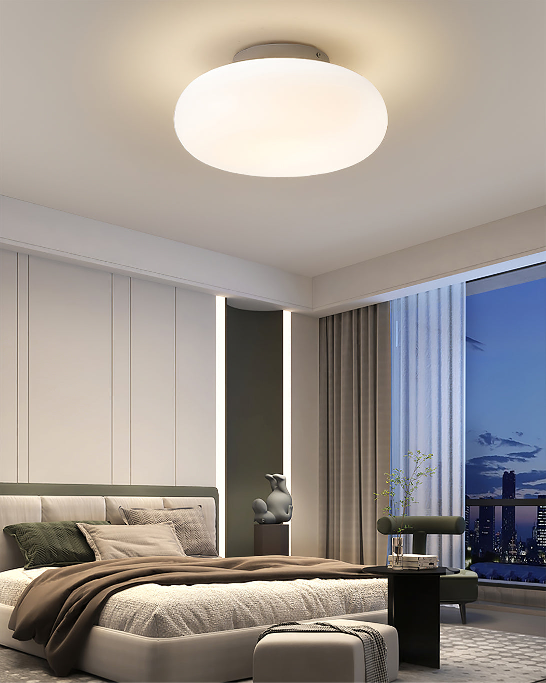 Tavton Ellipsoid Ceiling Light