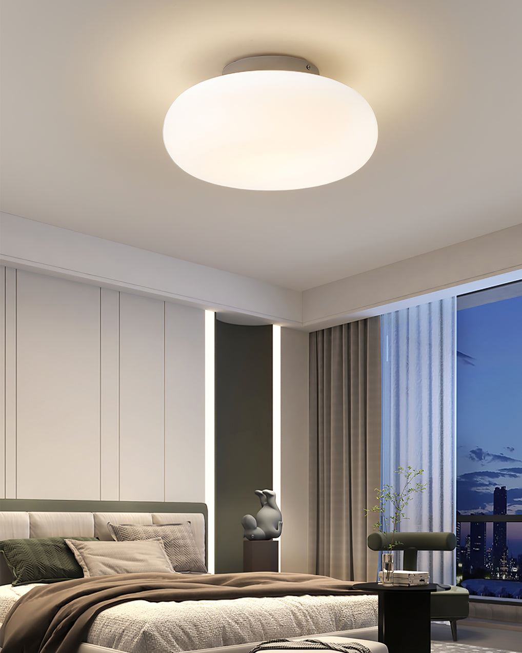 Tavton Ellipsoid Ceiling Light