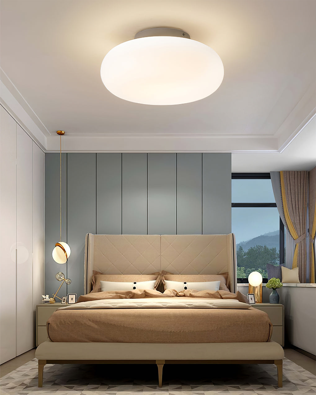 Tavton Ellipsoid Ceiling Light
