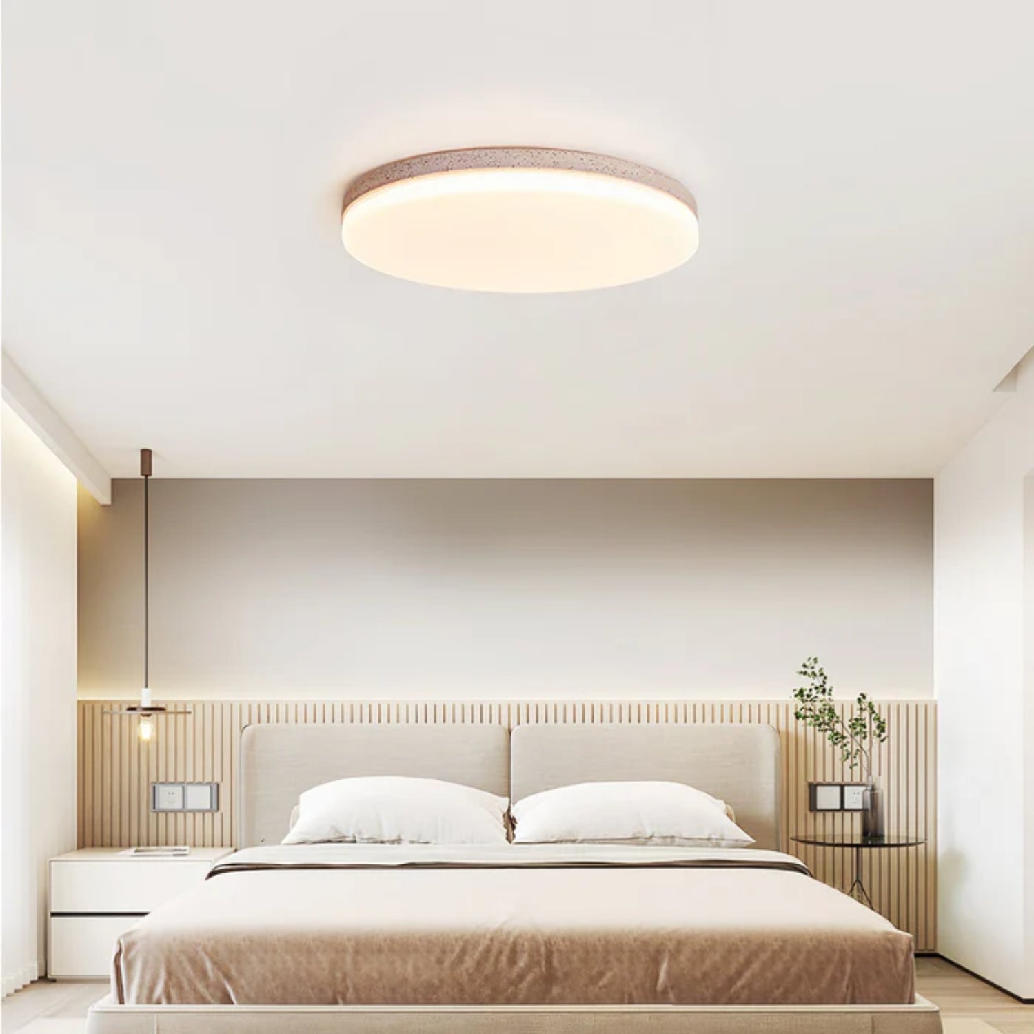Noaze Natural Stone Ceiling Light