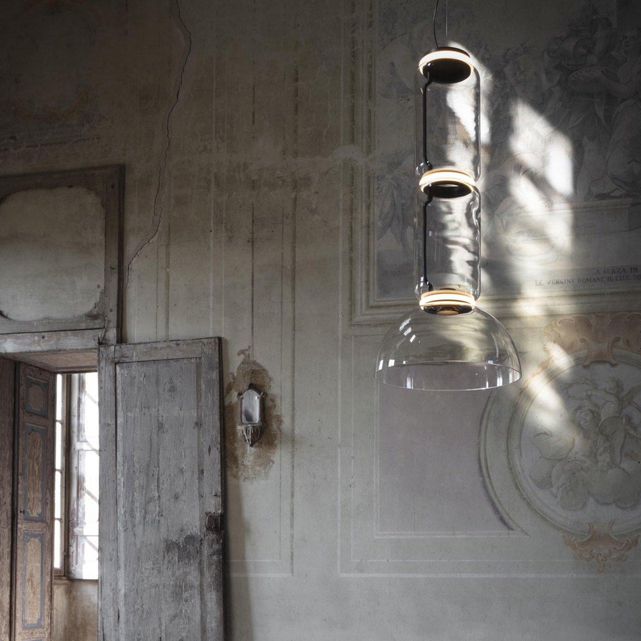 Teyylino Cylindrical Glass Pendant Light