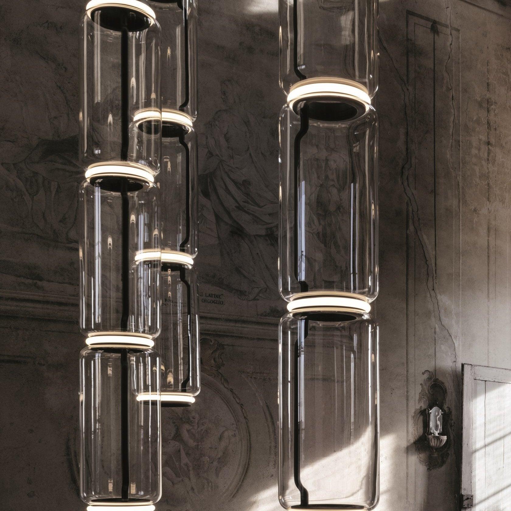 Teyylino Cylindrical Glass Pendant Light