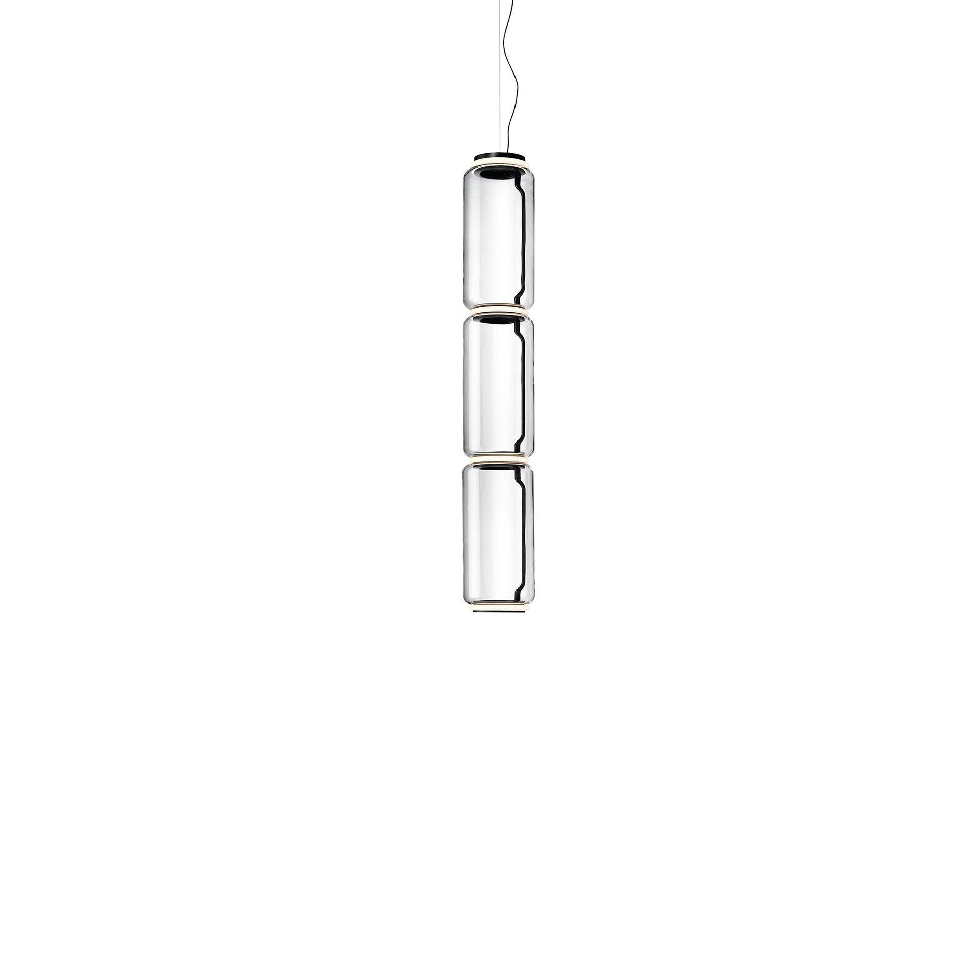Teyylino Cylindrical Glass Pendant Light