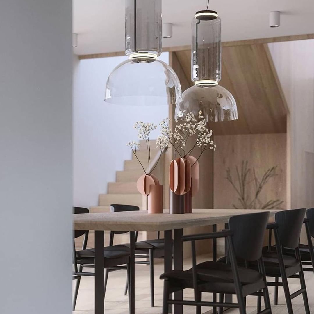 Teyylino Cylindrical Glass Pendant Light