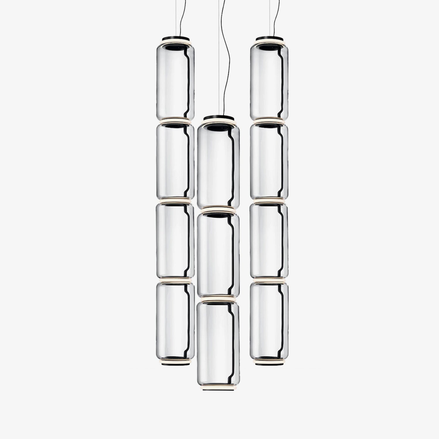 Teyylino Cylindrical Glass Pendant Light