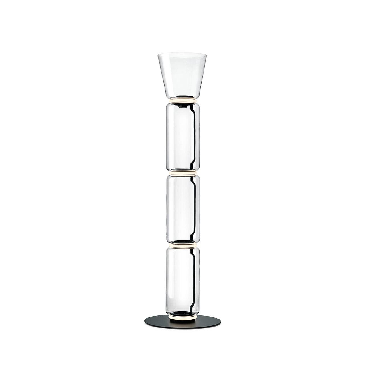 Teyylino Cylindrical Glass Floor Lamp