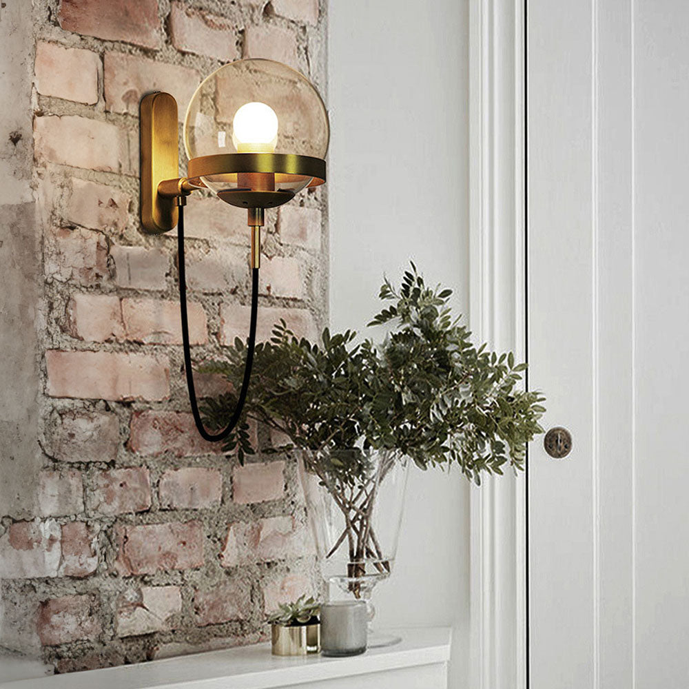 Zelva Retro Spherical Wall Light