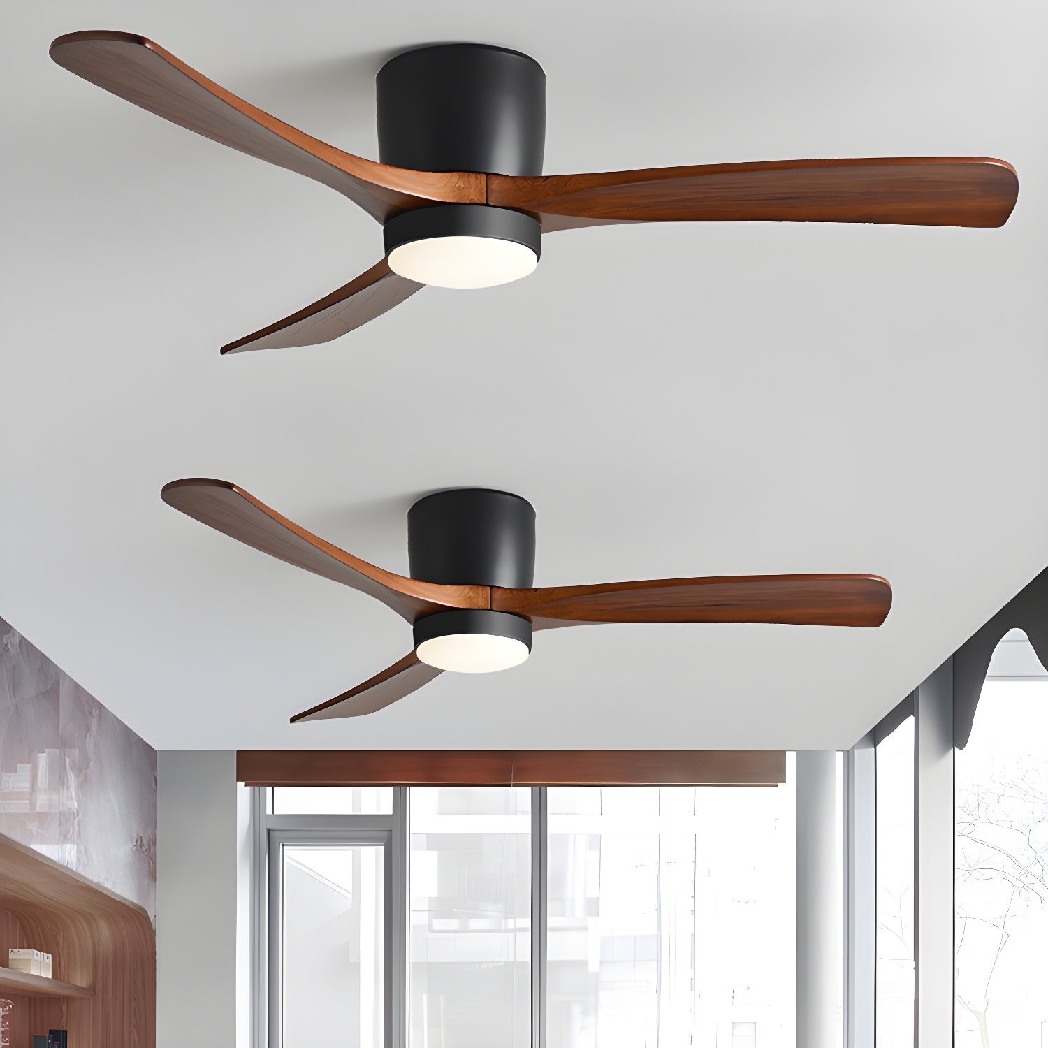 Lyio Wooden LED Ceiling Fan