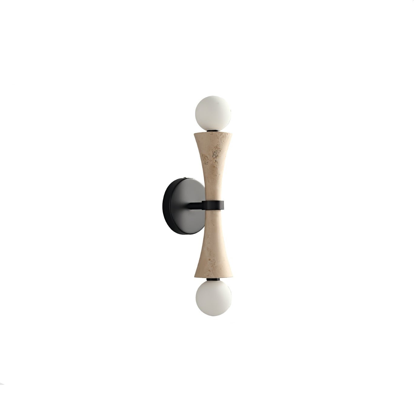 Lobiz Duo Travertine Wall Light