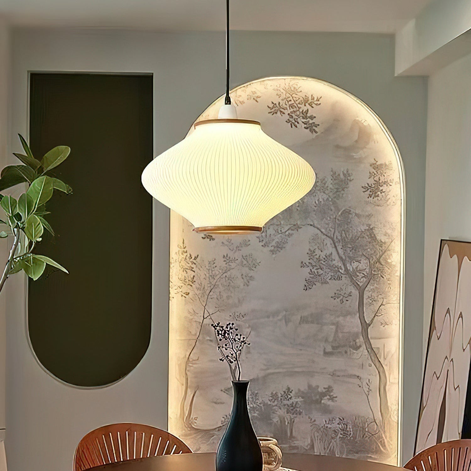 Heilyzan Japandi Style Pendant Light