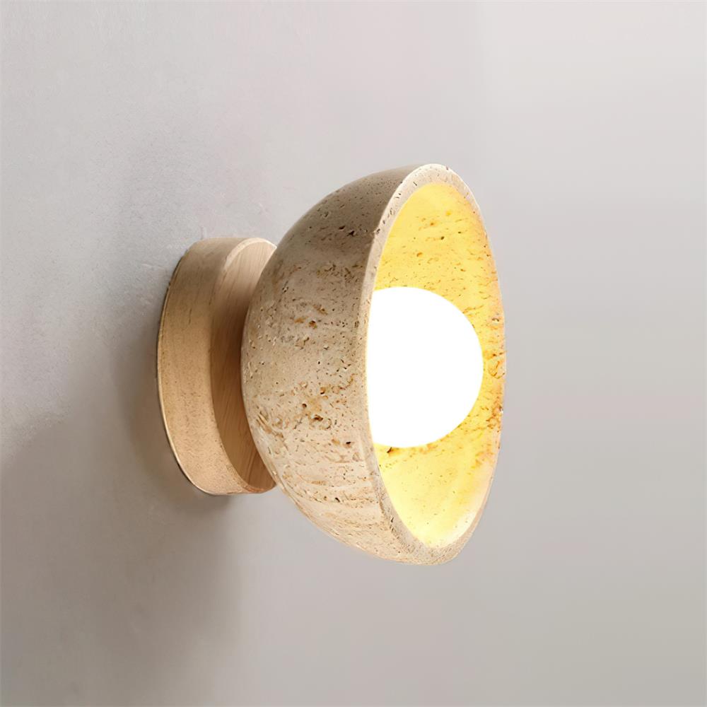 Trivona Travertine Wall Light