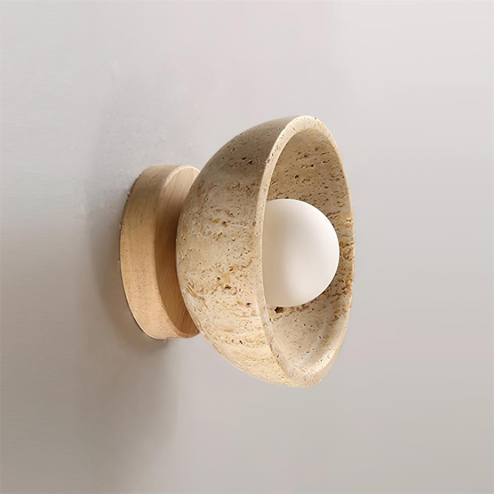 Trivona Travertine Wall Light