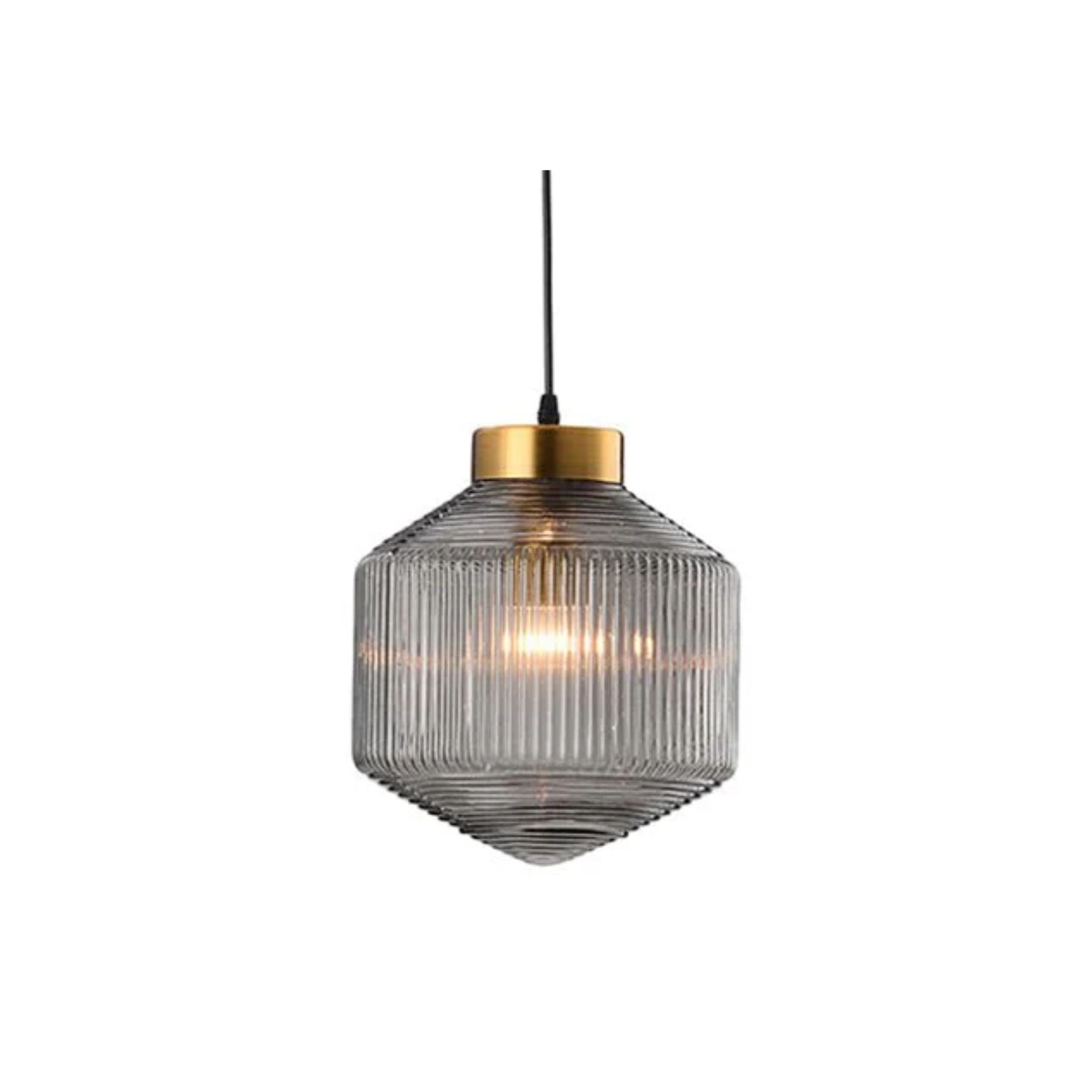 Tromel Ribbed Pendant Light