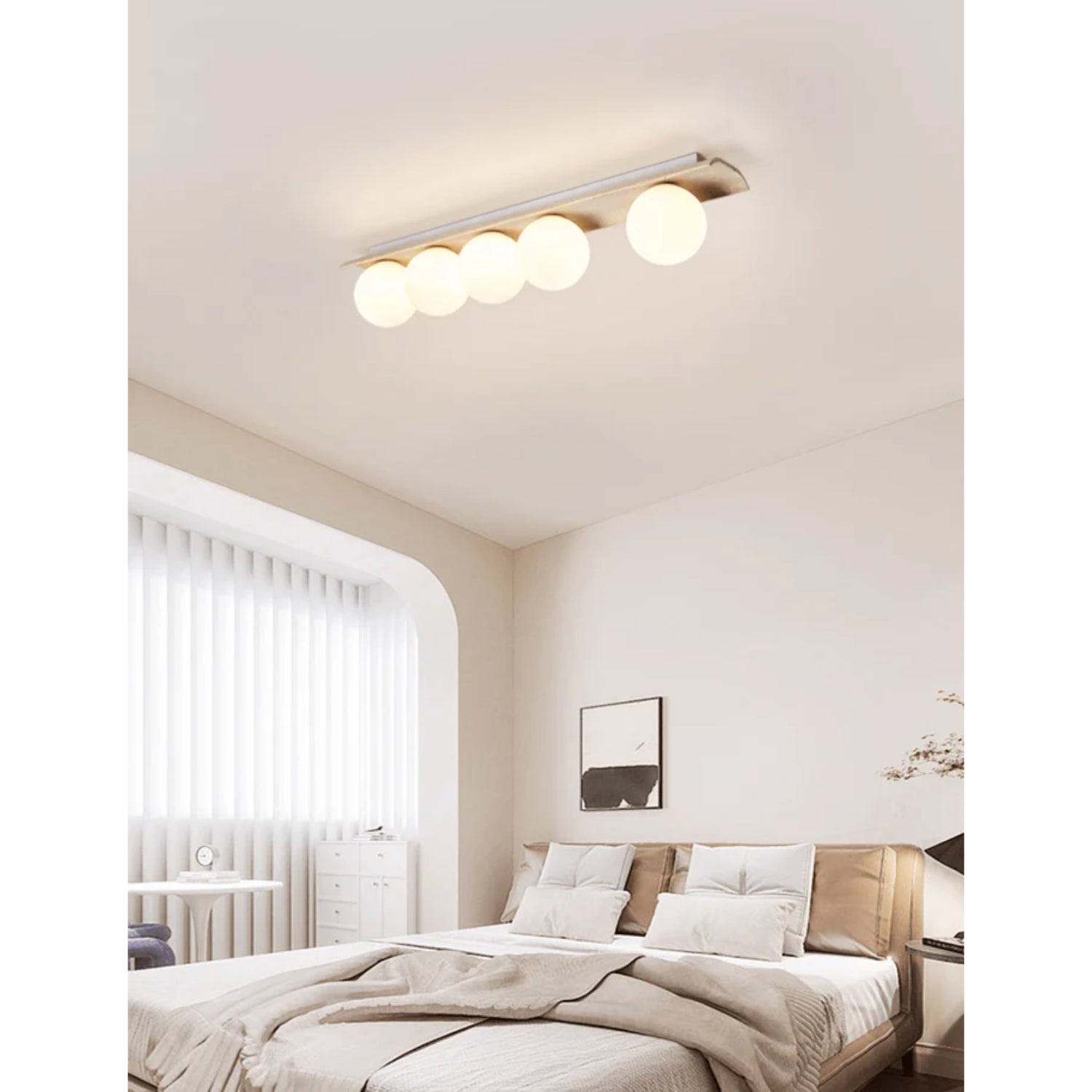 Moscoze Natural Stone Ceiling Light