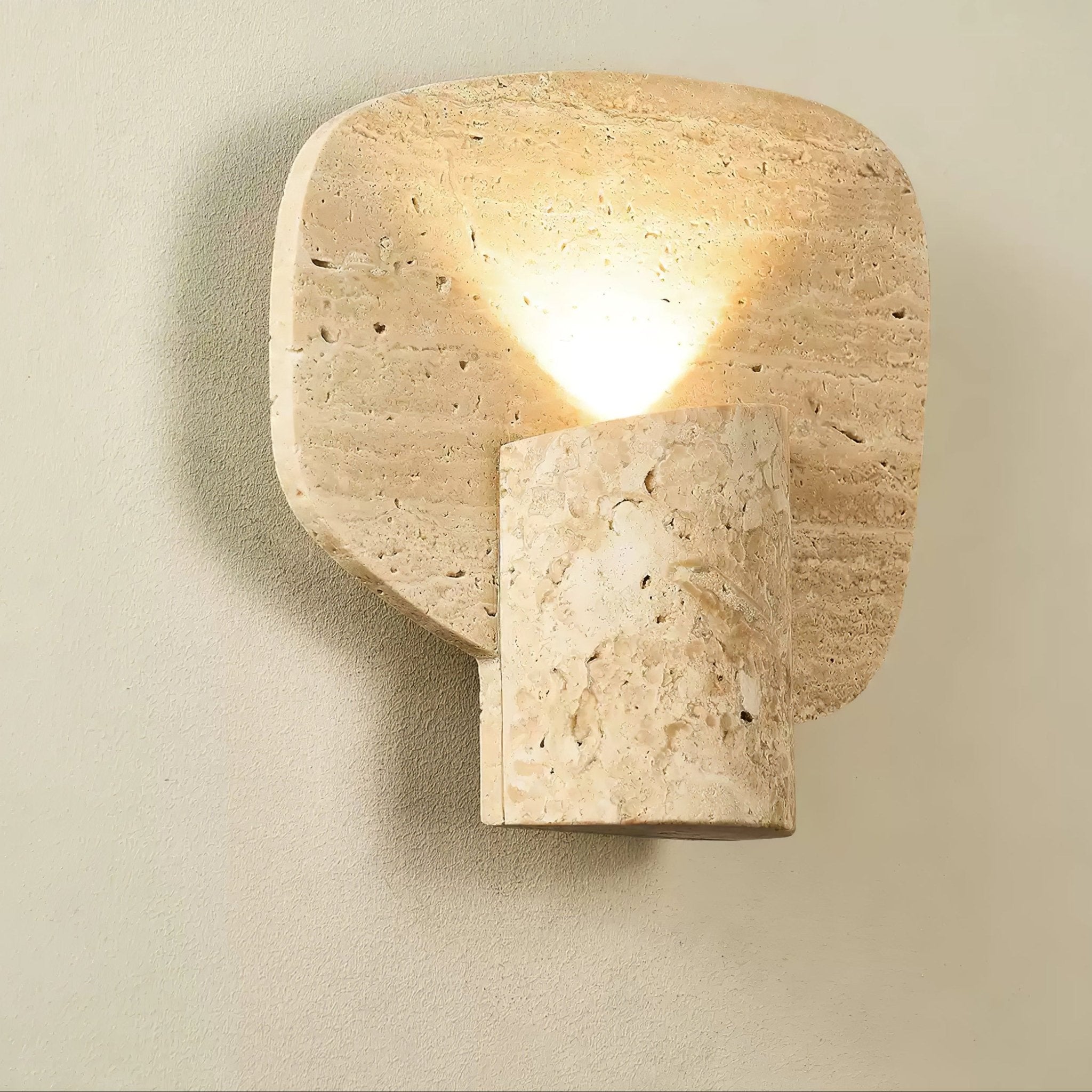 Cubone Natural Stone Wall Light