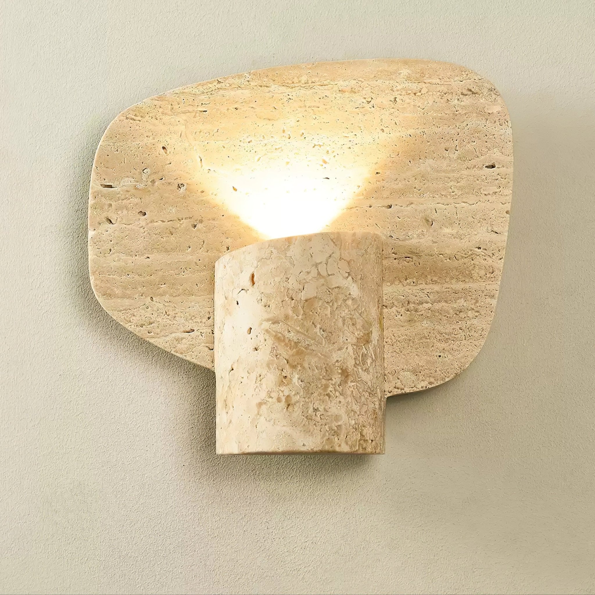 Cubone Natural Stone Wall Light