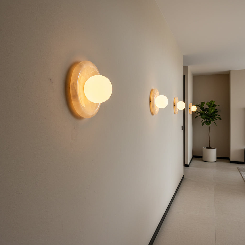 Baley Globe Wall Light
