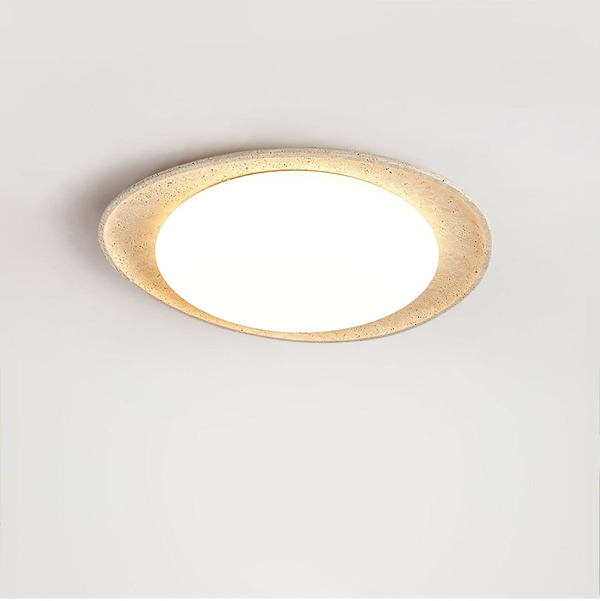 Fiolyn Leaf Natural Stone Ceiling Light