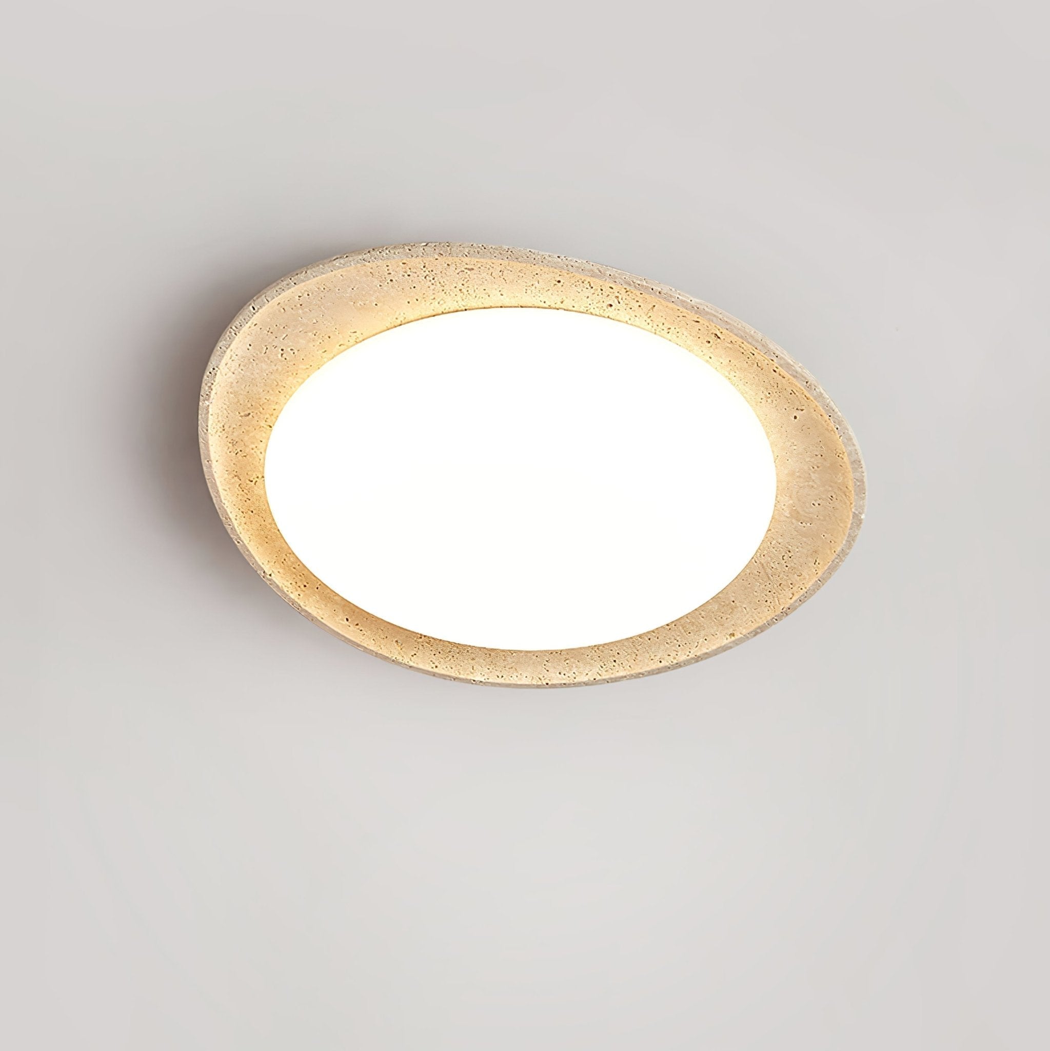 Fiolyn Leaf Natural Stone Ceiling Light