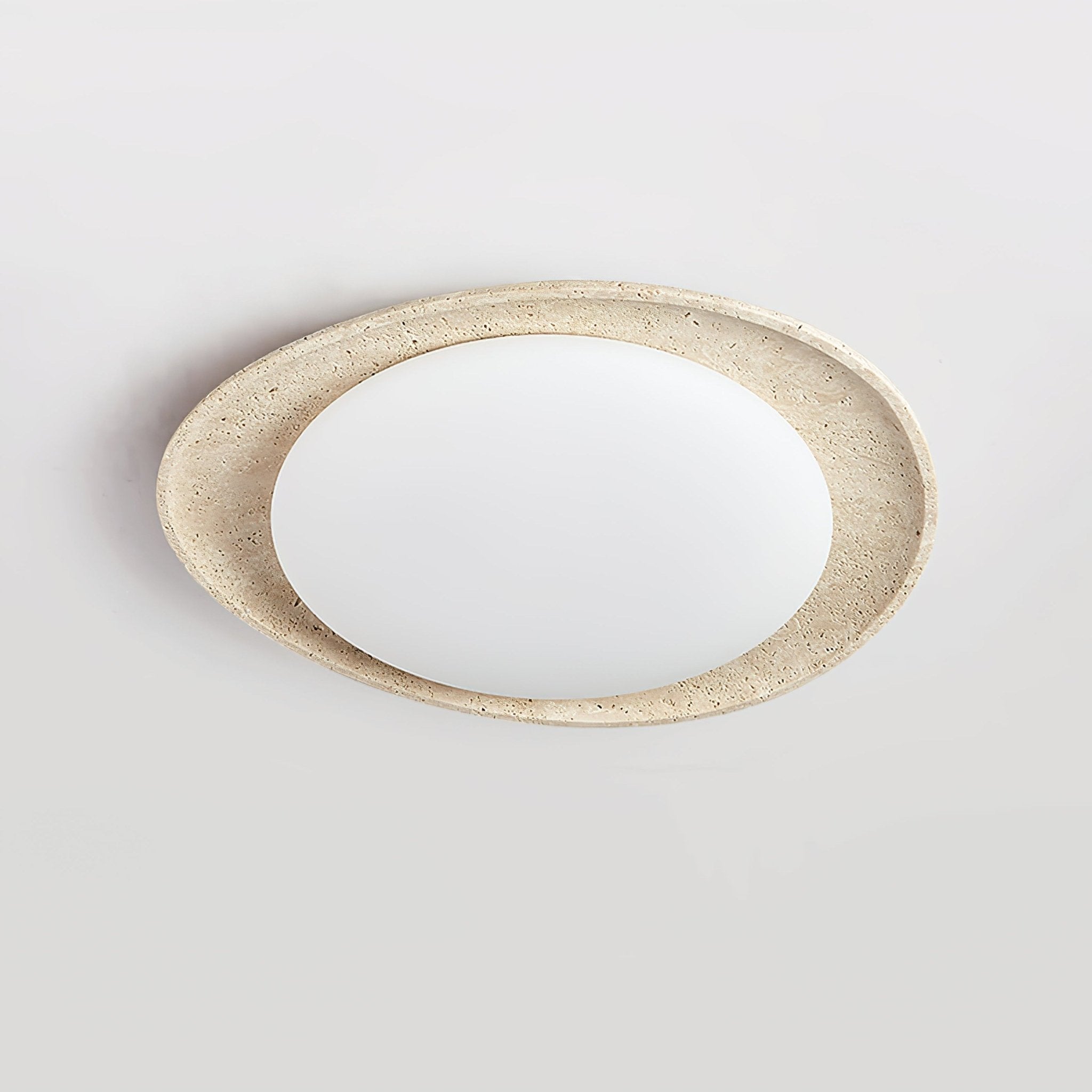 Fiolyn Leaf Natural Stone Ceiling Light