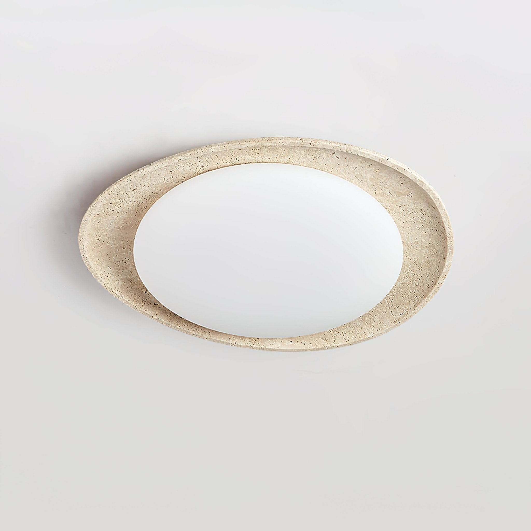 Fiolyn Leaf Natural Stone Ceiling Light