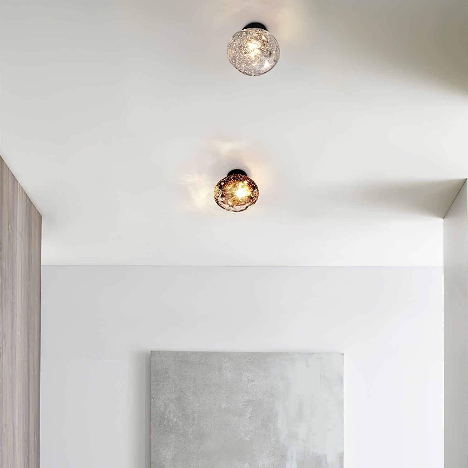 Oltan Glass Wall Light