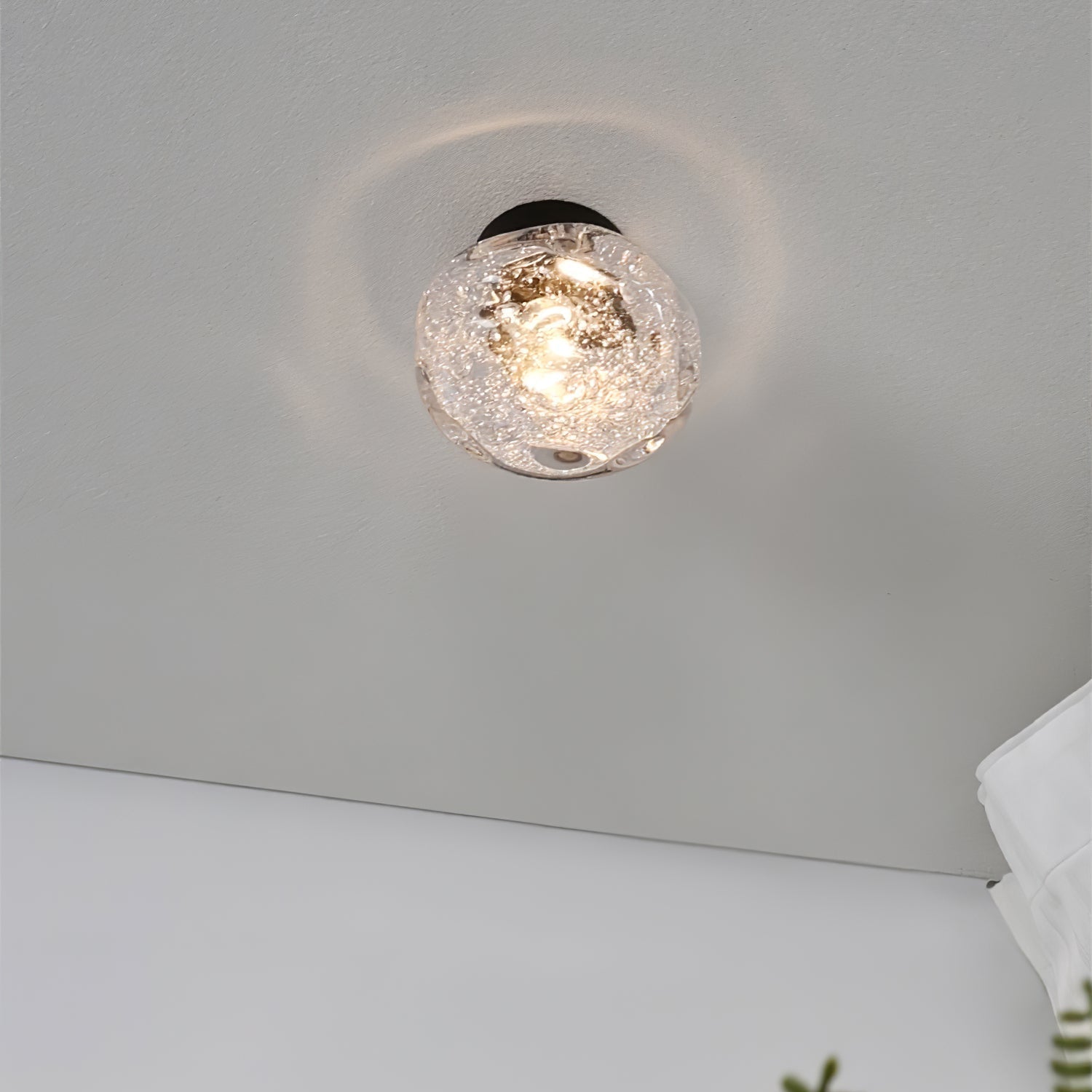 Oltan Glass Wall Light