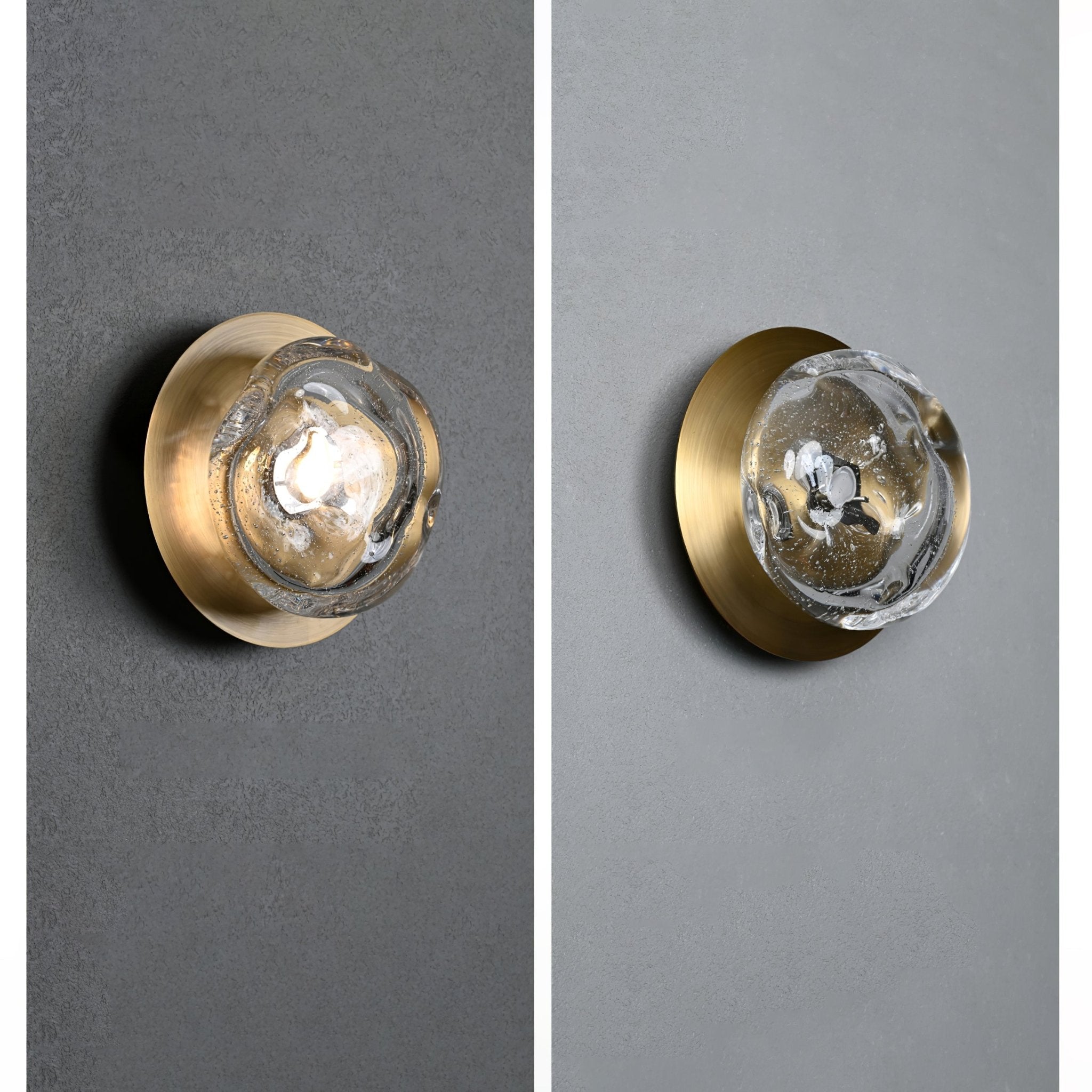Oltan Glass Wall Light