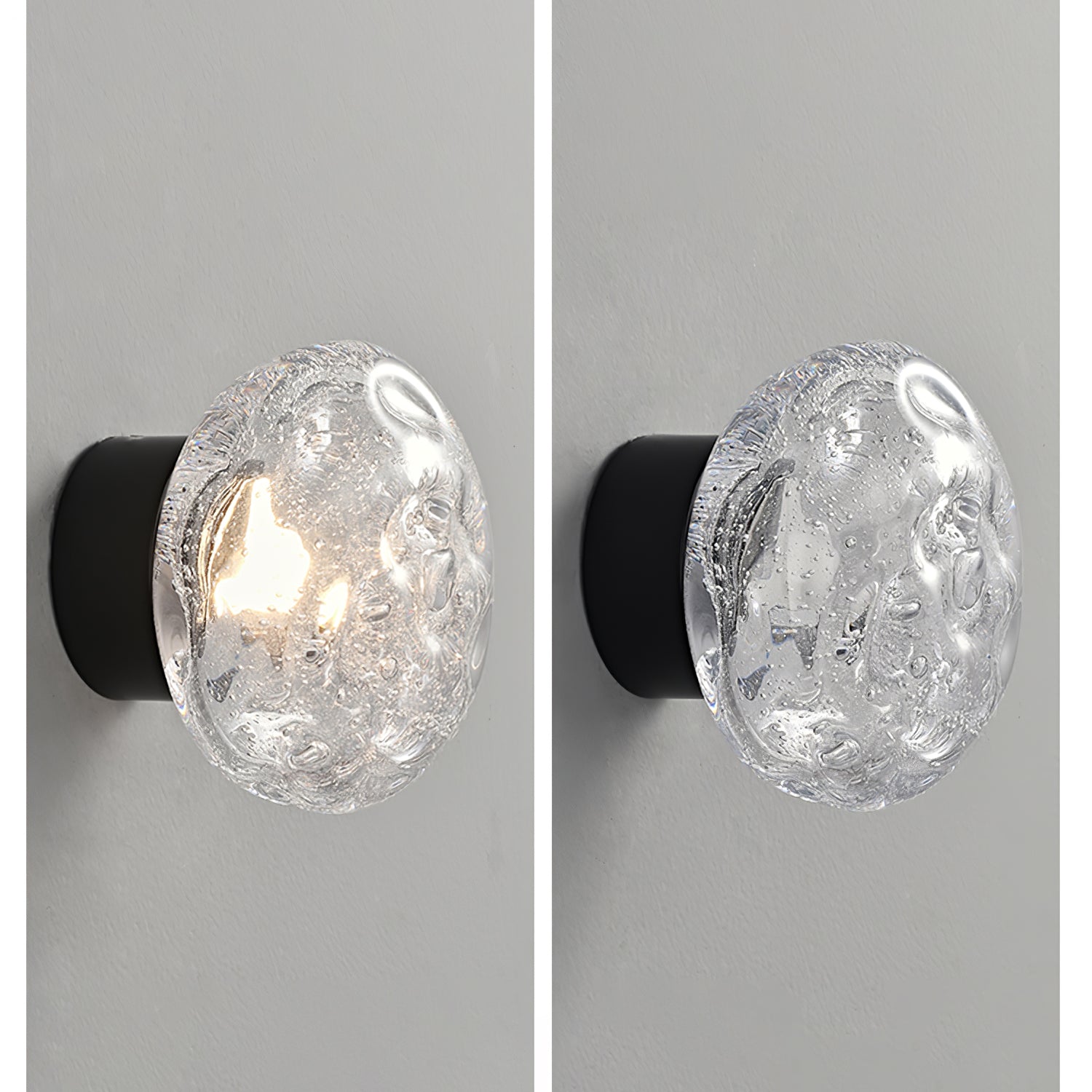Oltan Glass Wall Light