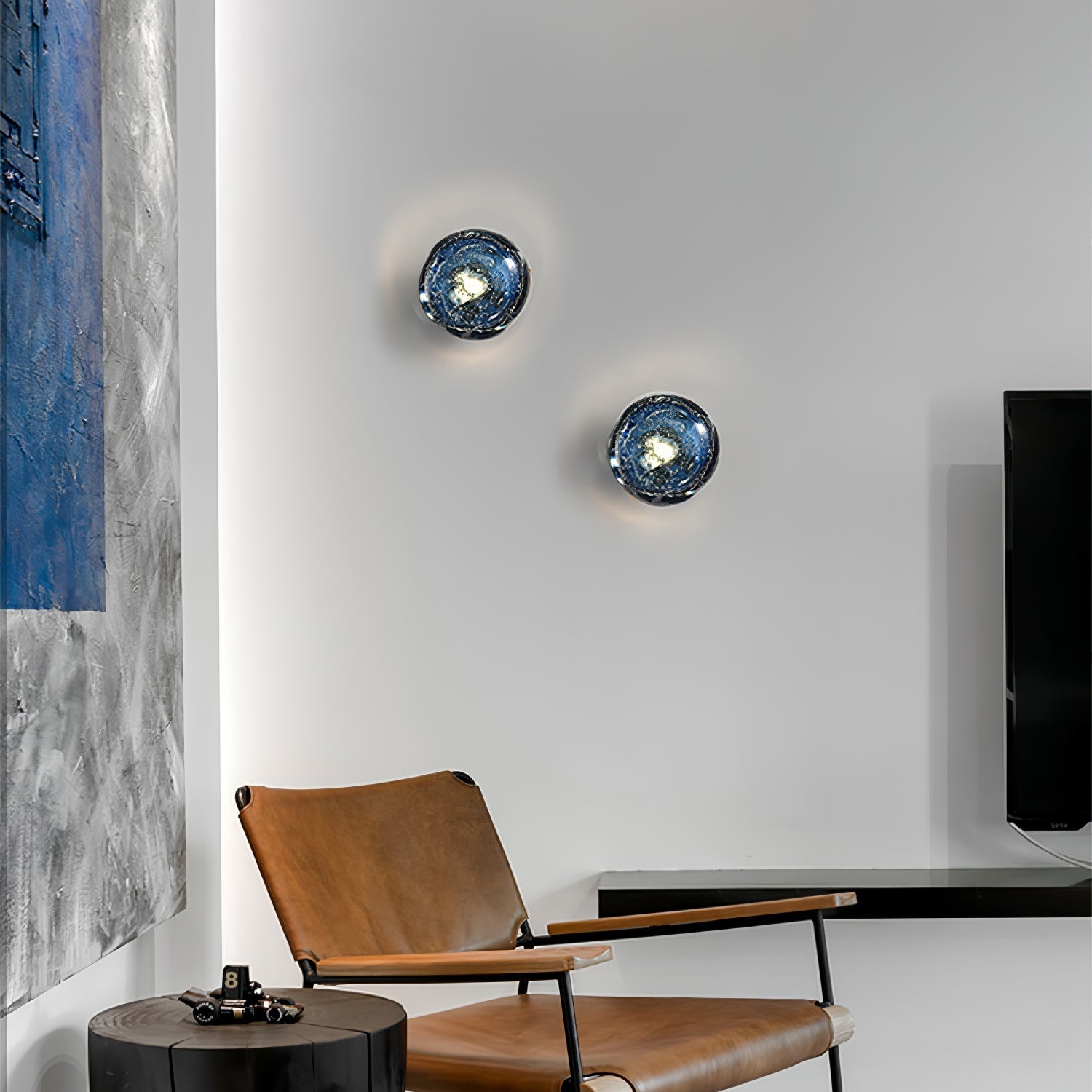Oltan Glass Wall Light
