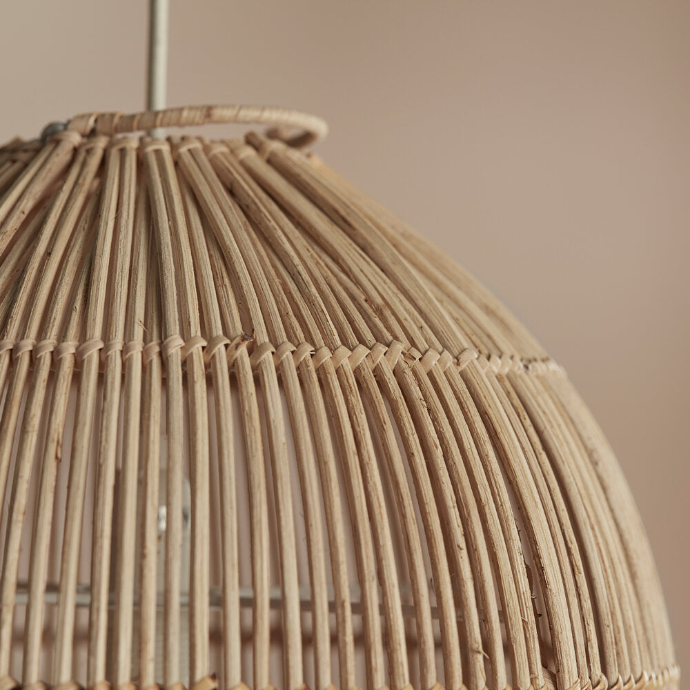 Savana Bamboo Boho Pendant Light