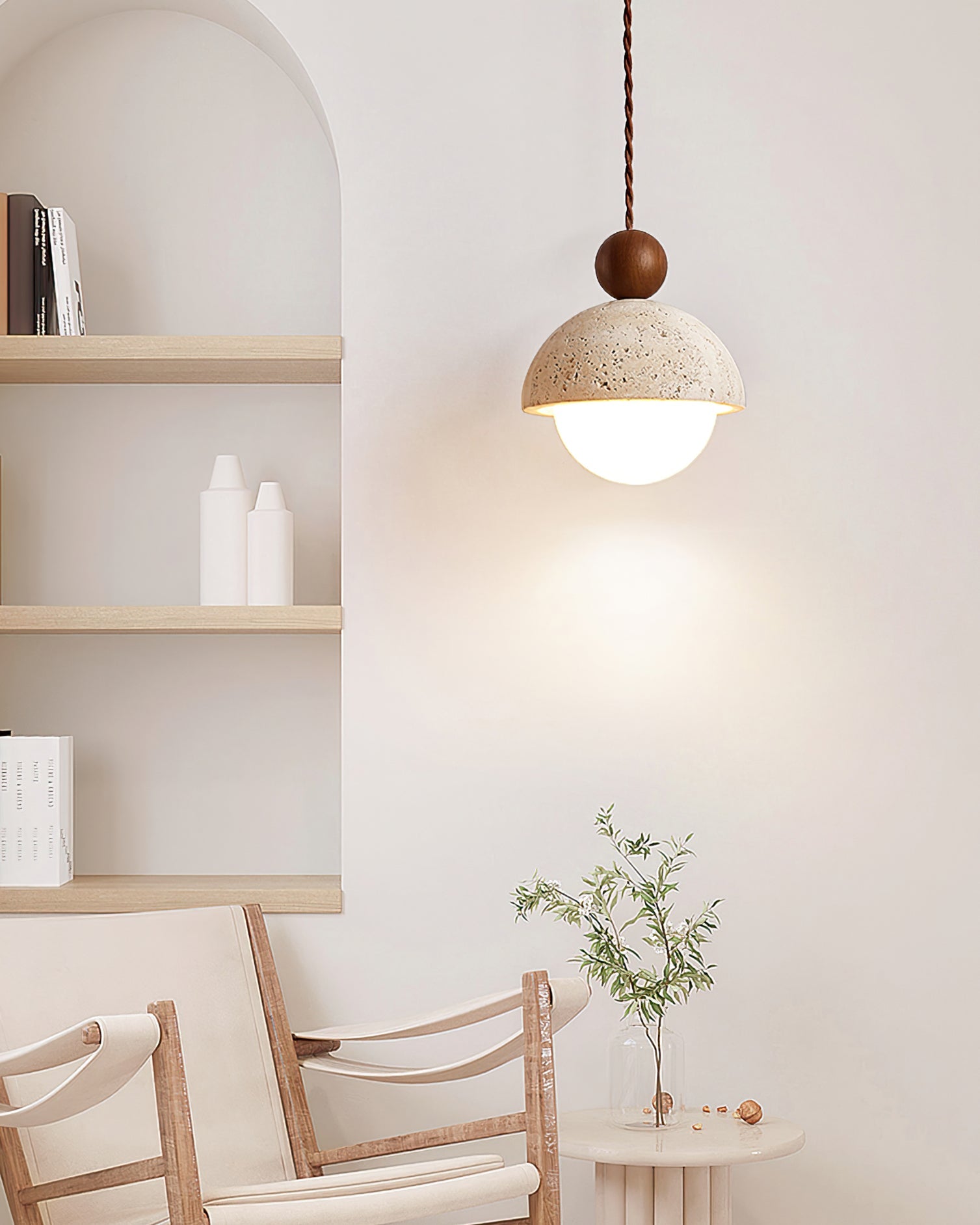 Nordale Travertine Pendant Light