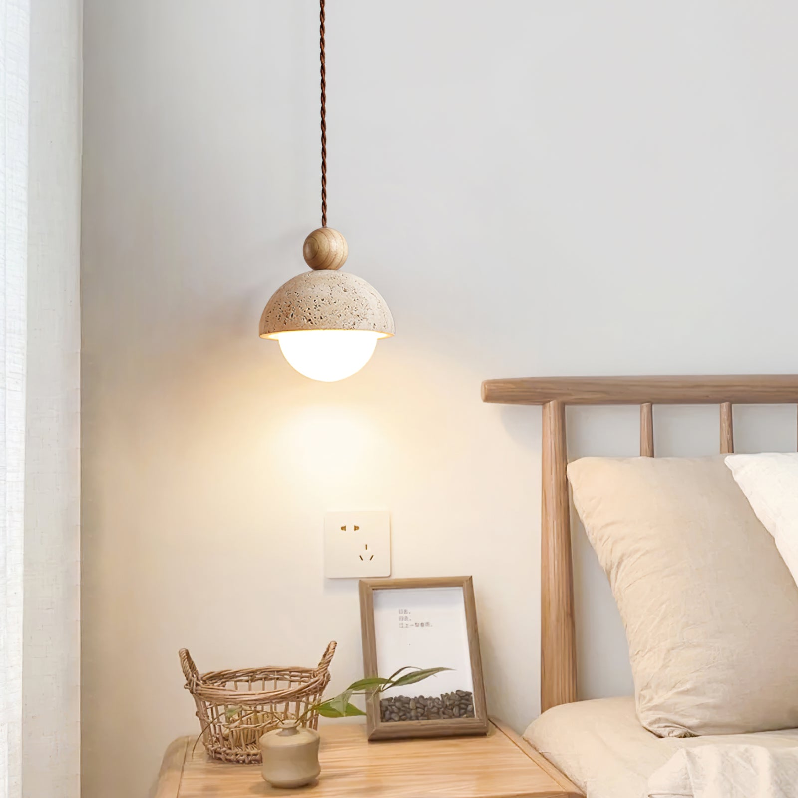 Nordale Travertine Pendant Light