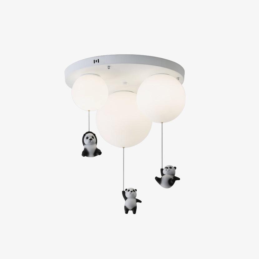Hanging Panda Bear Ceiling Light