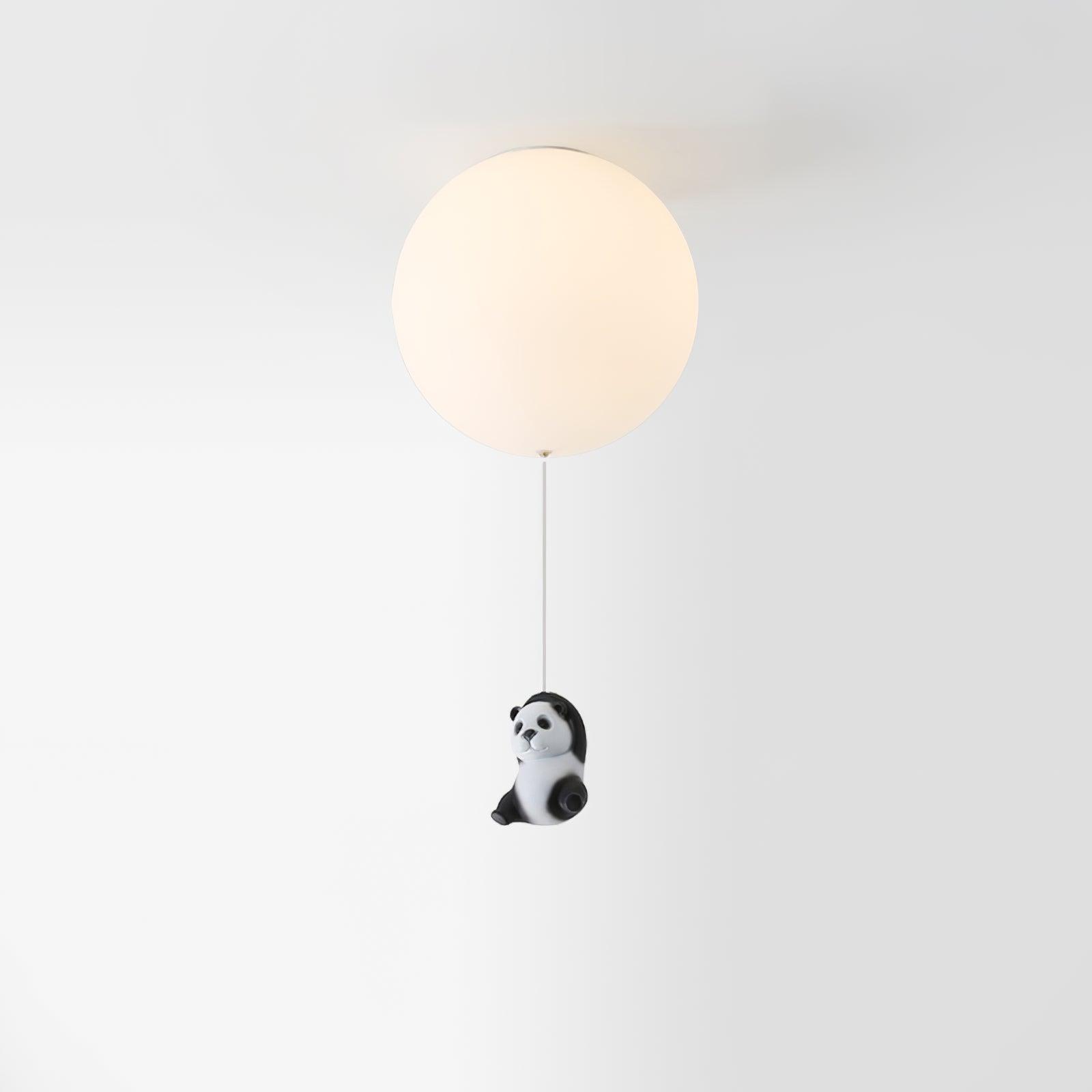 Hanging Panda Bear Ceiling Light
