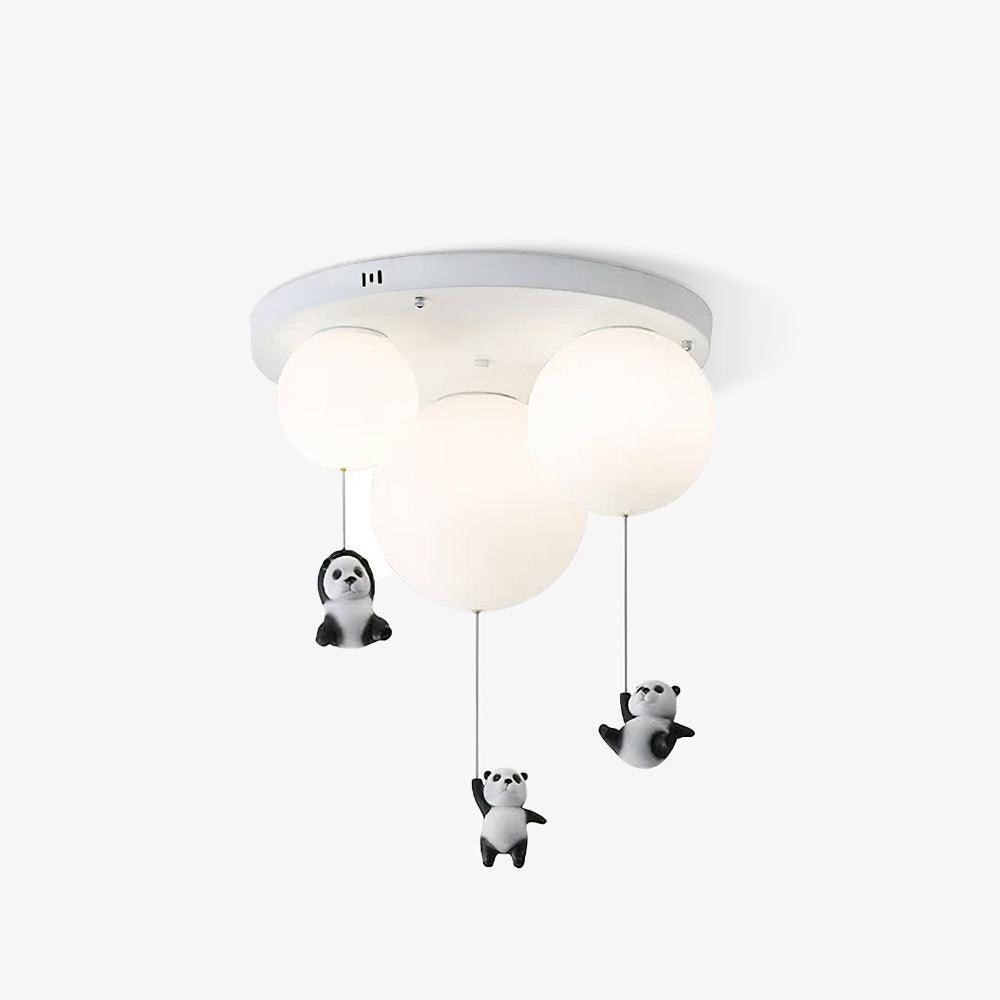 Hanging Panda Bear Ceiling Light