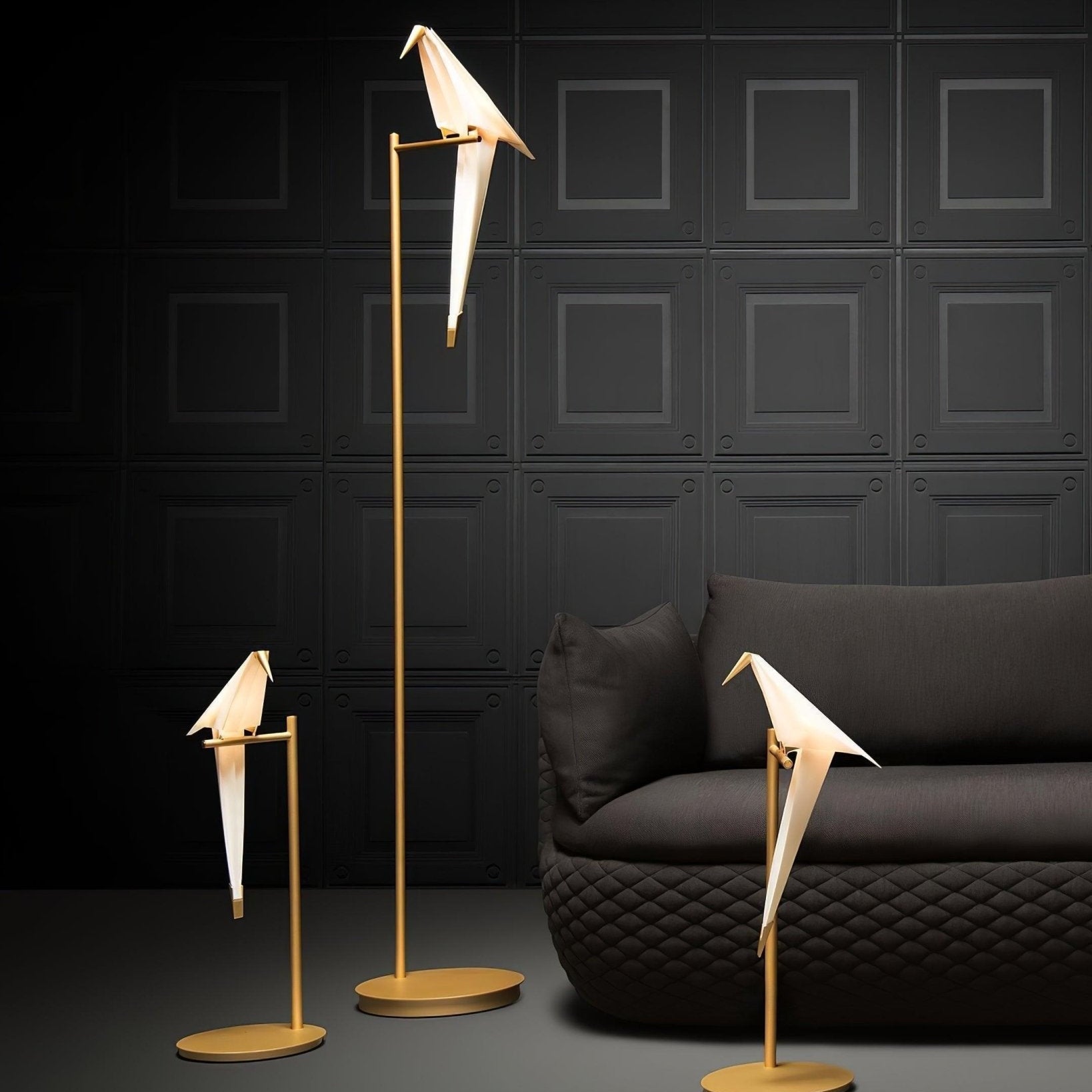 Feo Paper Origami Crane Floor Lamp