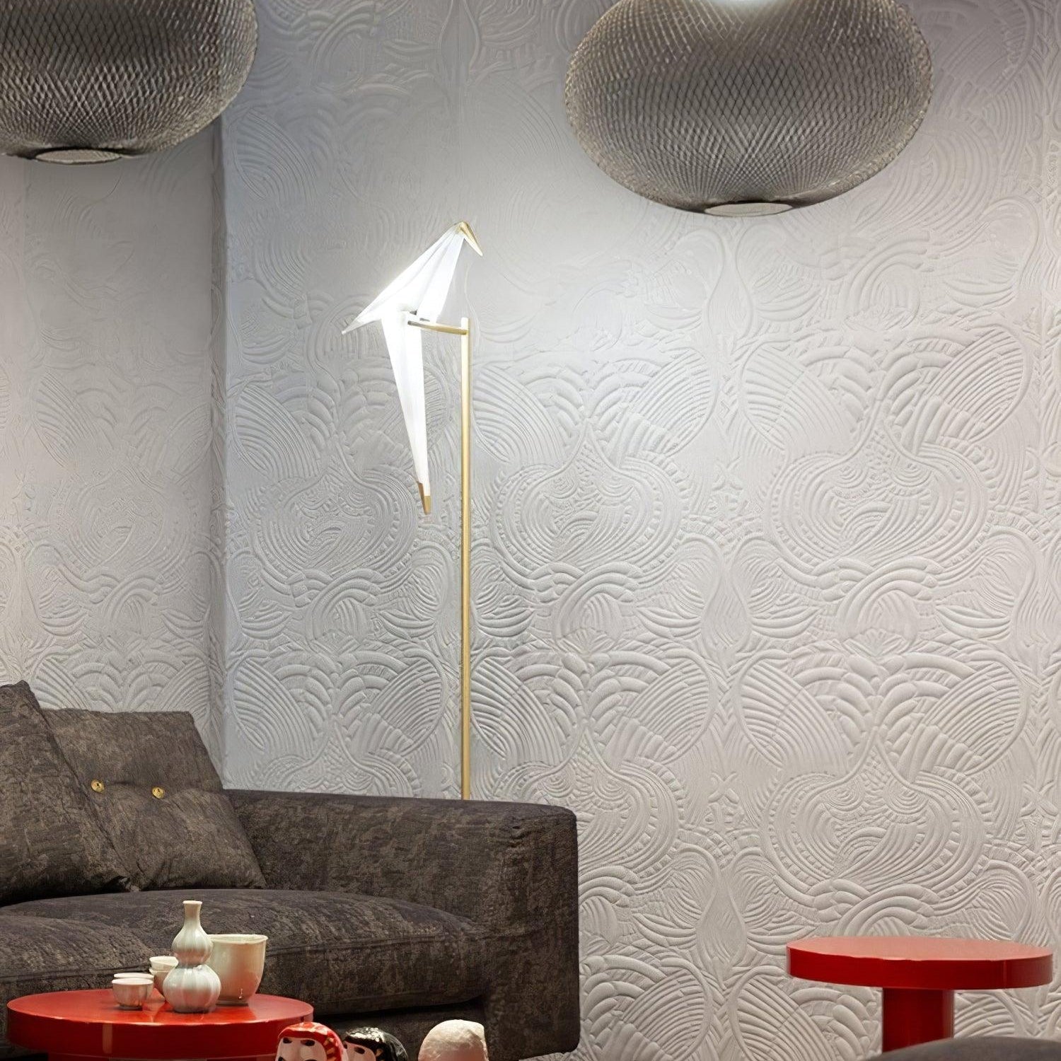 Feo Paper Origami Crane Floor Lamp