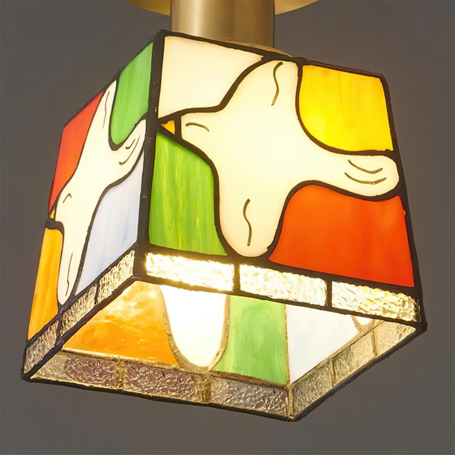 Dovesa Tiffany Ceiling Light