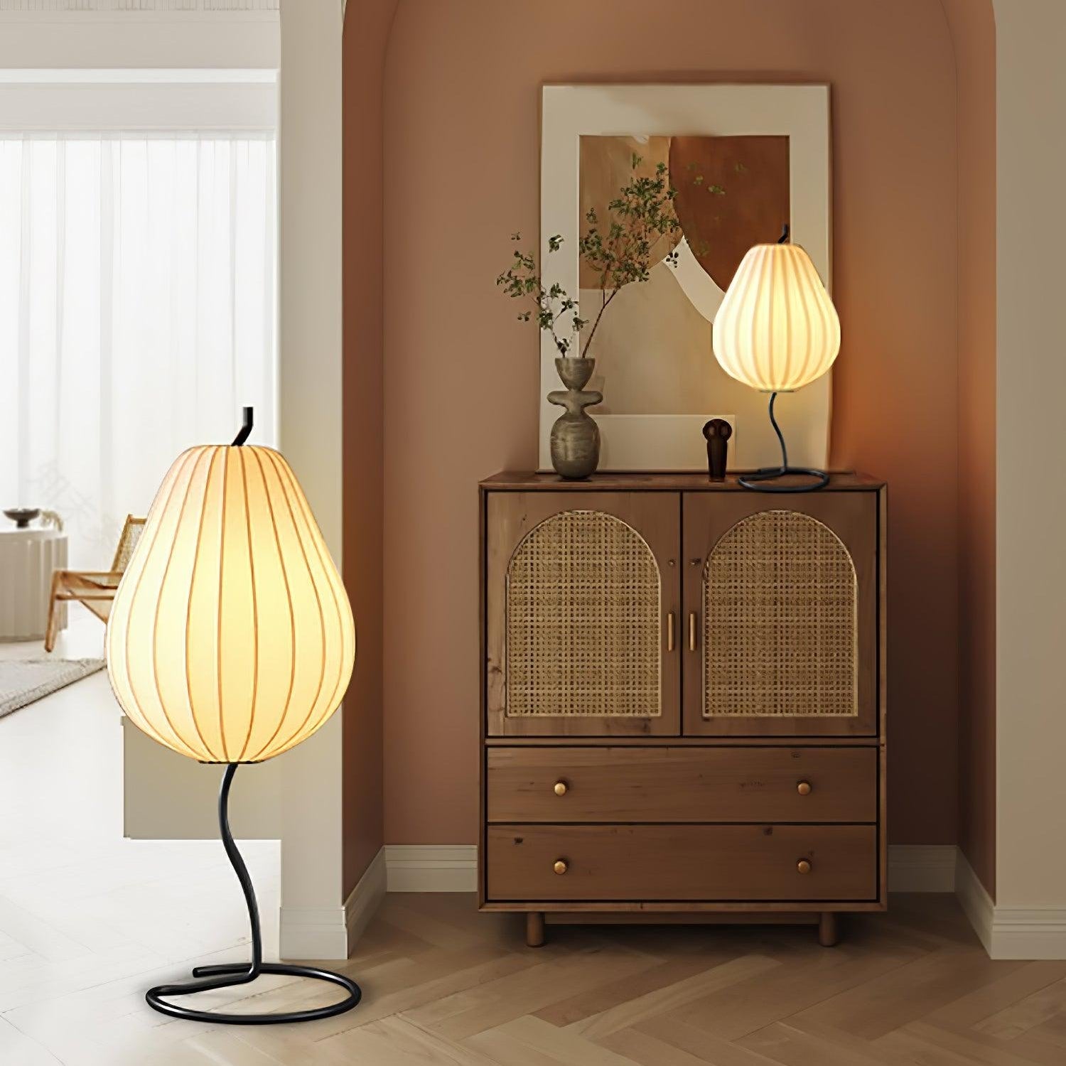 Perzan Pear-Shaped Floor Lamp