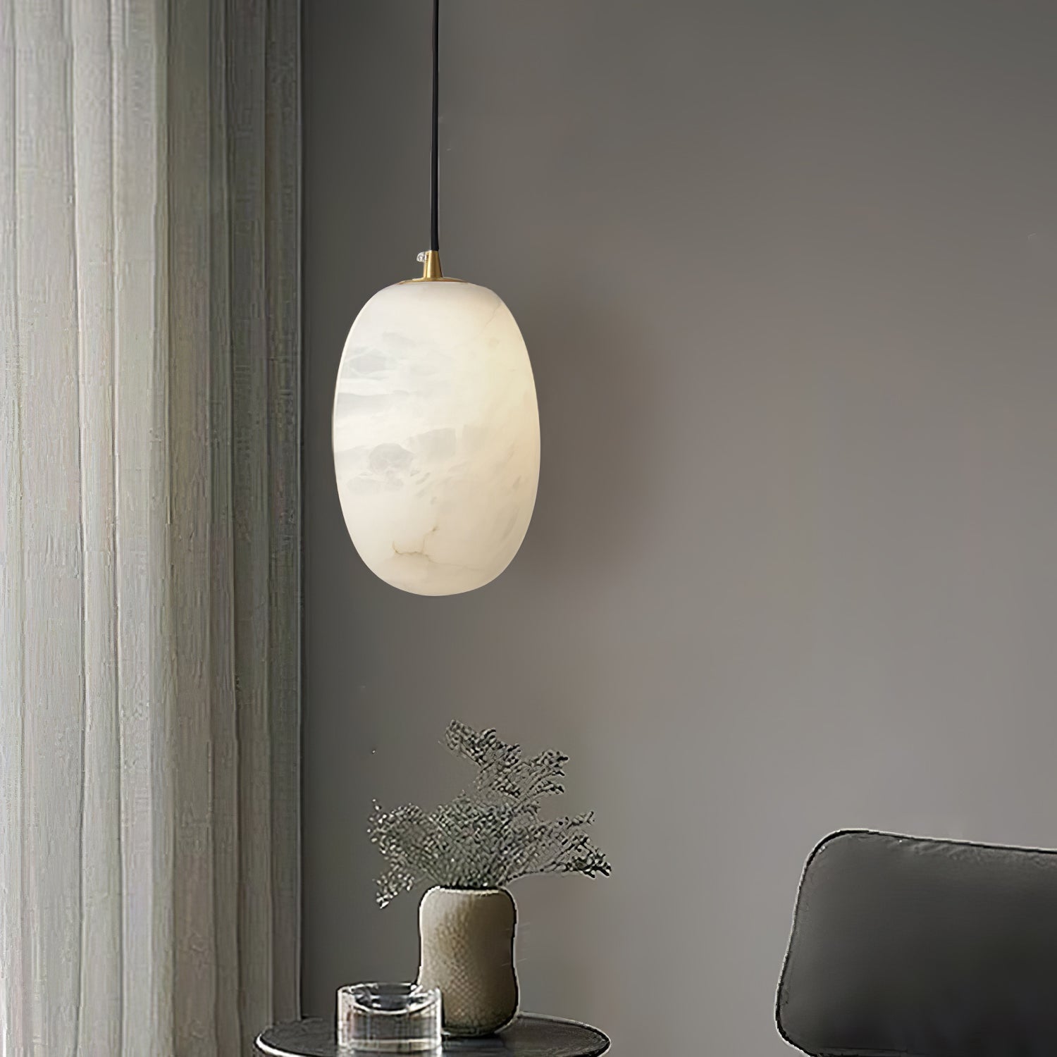 Podan Alabaster Pendant Light