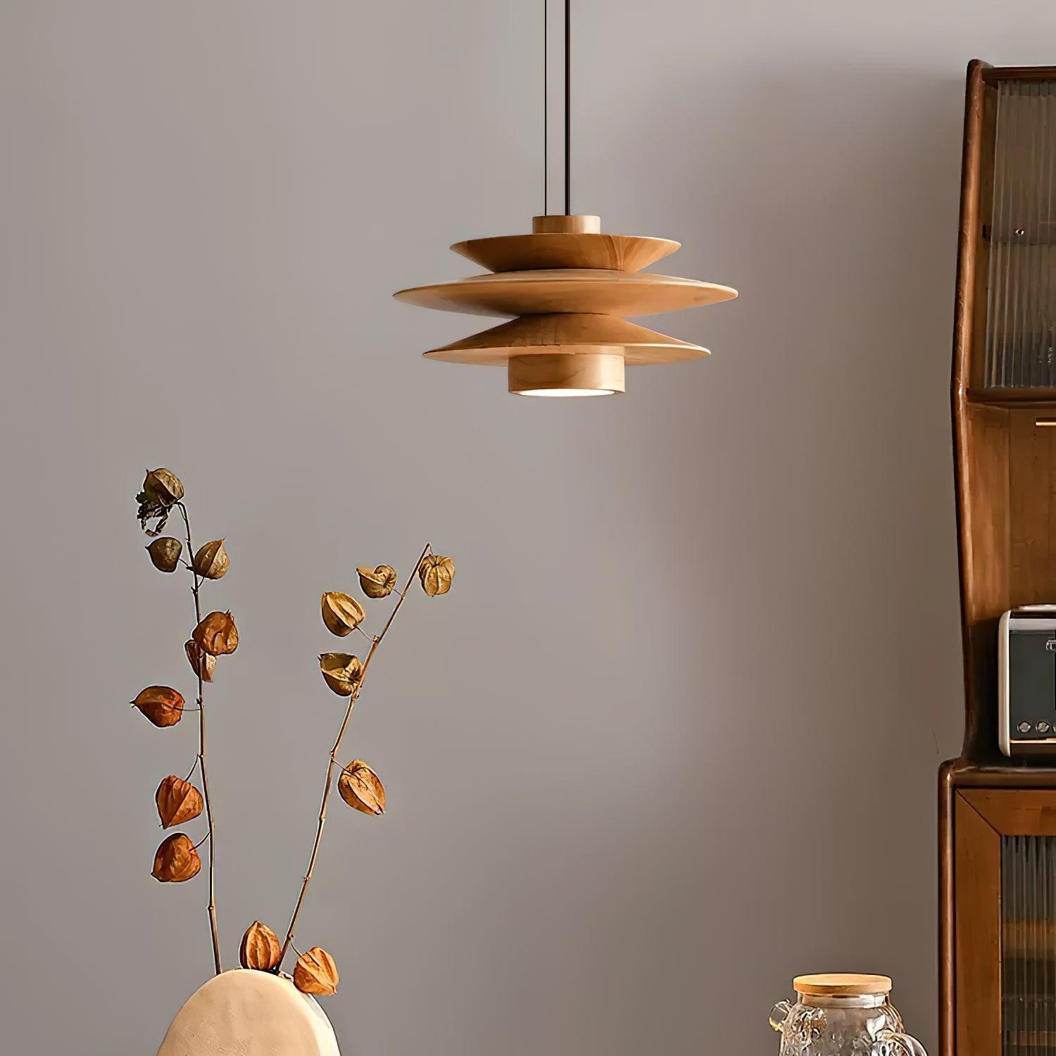 Zarini Wooden Pendant Light